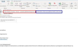 Suplantación de identidad en correos basura
