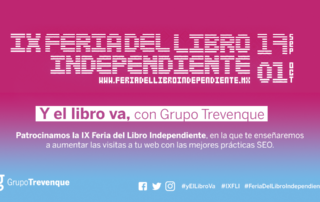 Grupo Trevenque patrocina la IX Feria del Libro Independiente, en la que enseñará las mejores prácticas SEO para el sector editorial