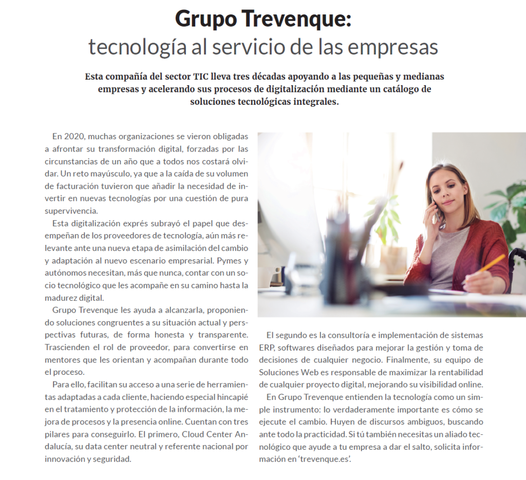 Trevenque Group en Quién es Quién Vida Económica 2021