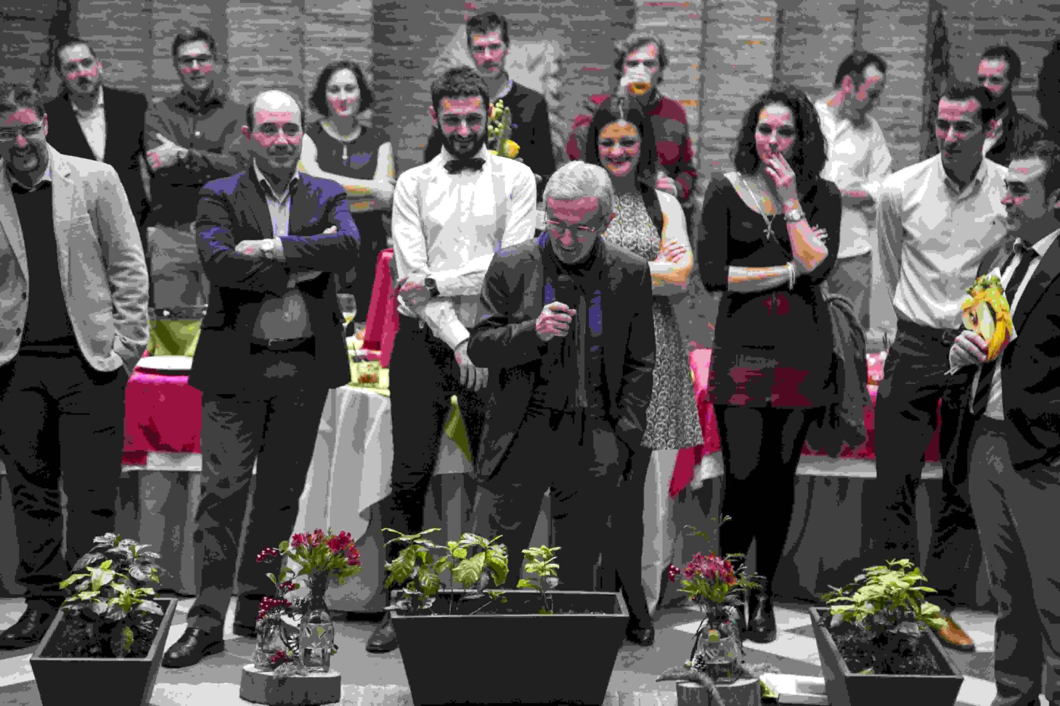 Juan Ramón Olmos, Director General de Trevenque Group, se dirige a los trabajadores. / GT