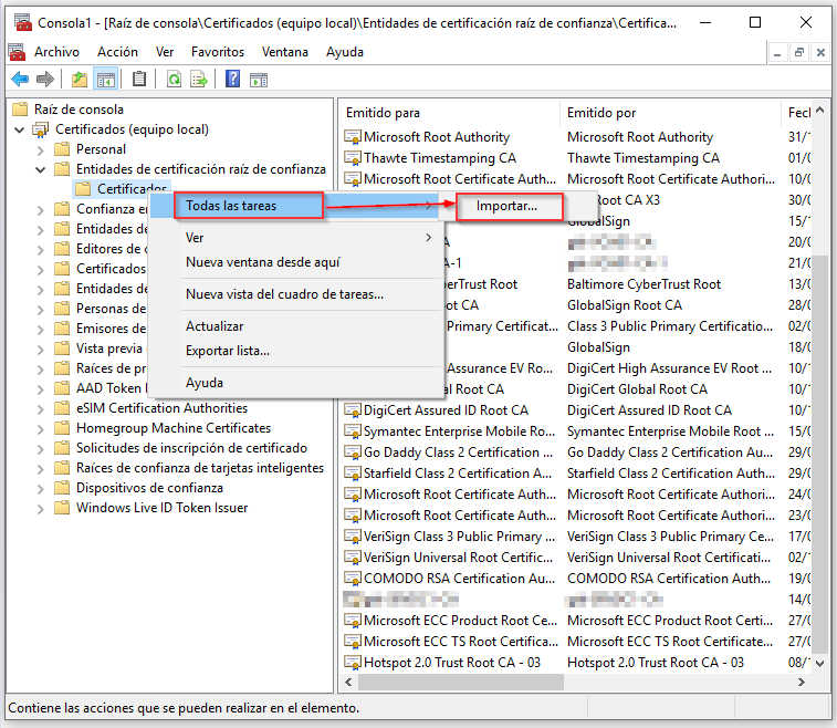 Importar todas las tareas