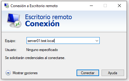 Servicio de escritorio remoto