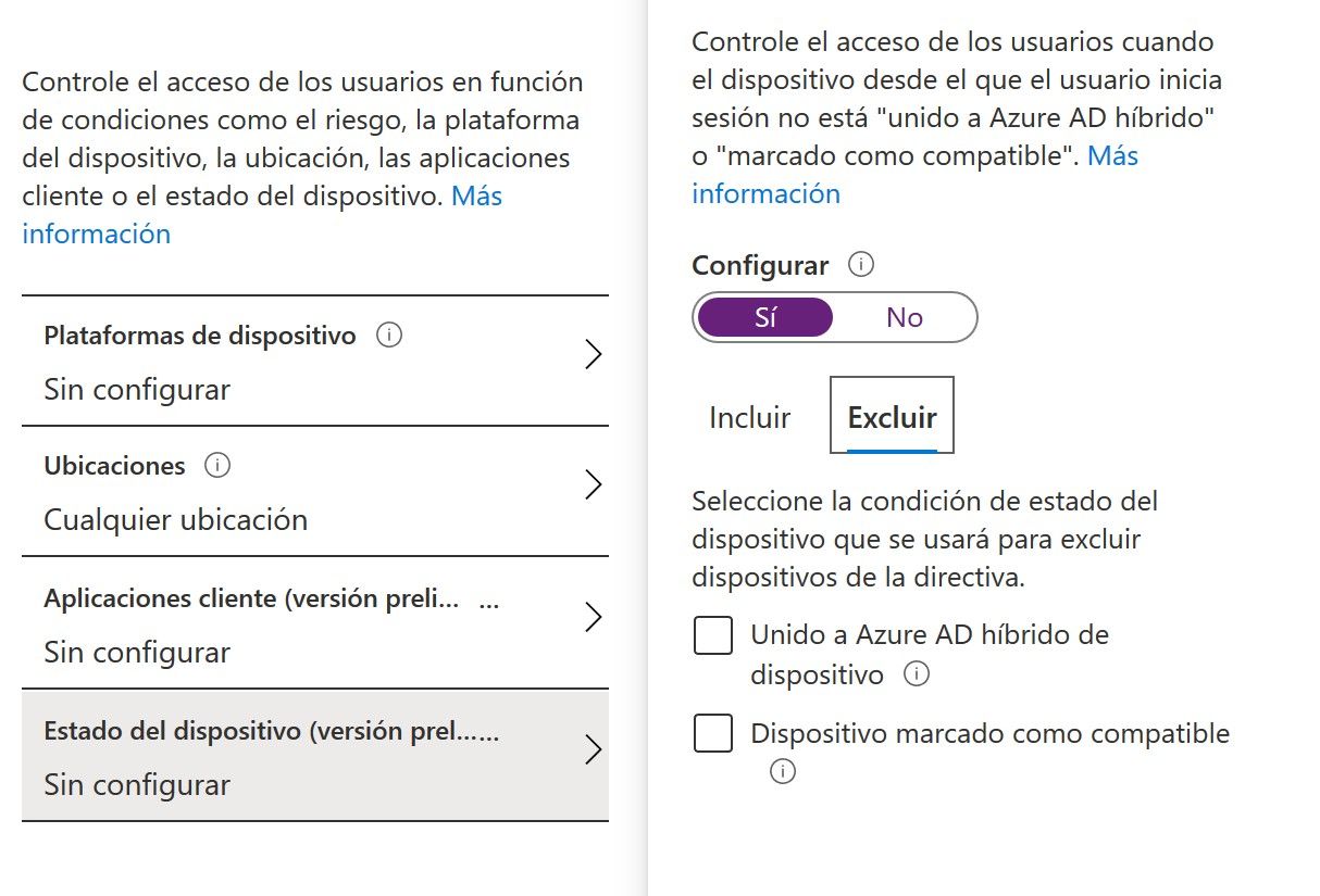 Estado del dispositivo