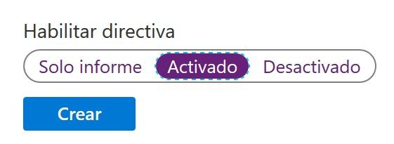 Habilitar directiva de acceso condicional
